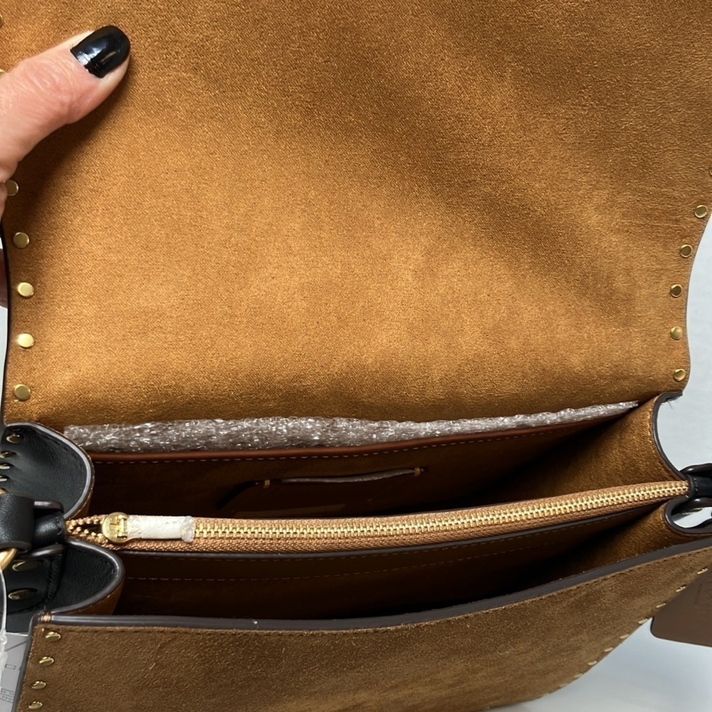 Coach vintage khaki Multi color crossbody purse new with tag - Picture 5 of 13